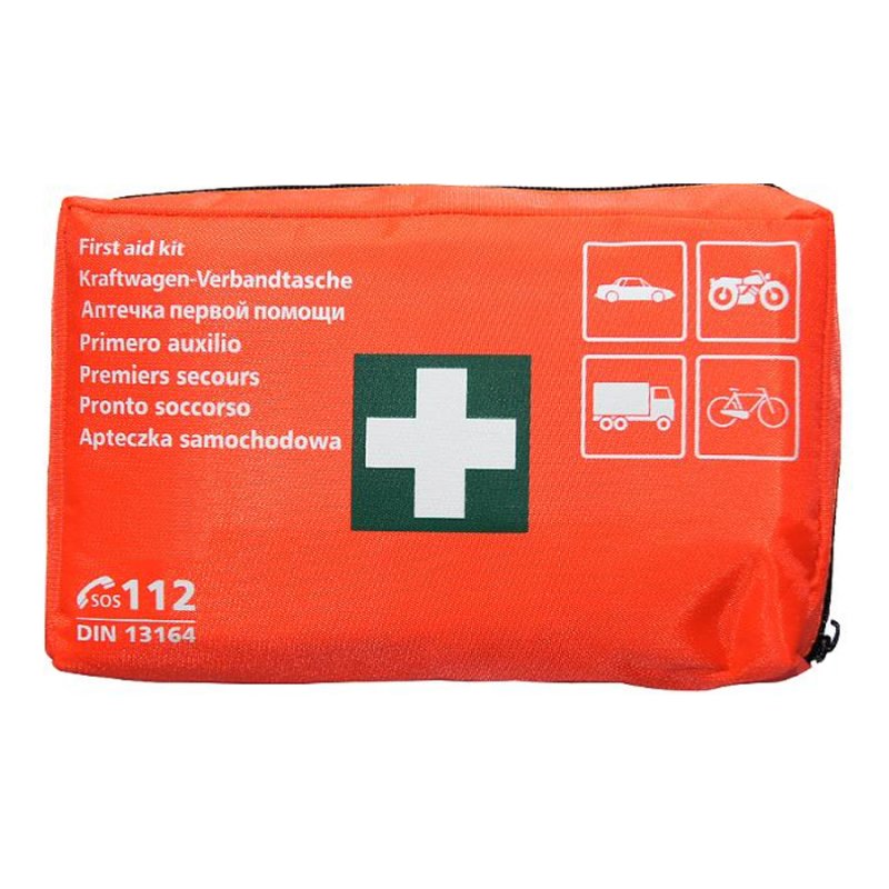 Apteczka samochodowa Classic Plus w opakowaniu z tkaniny wodoodpornej z logo IVECO