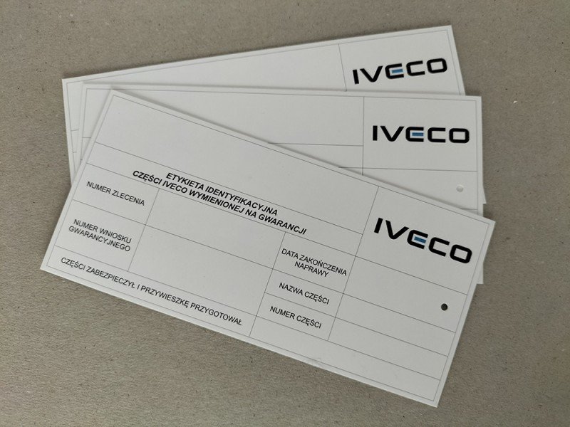 Etykiety gwarancyjne - komplet 25 szt.