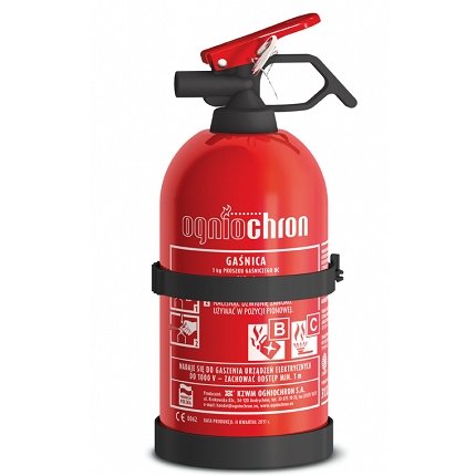 Gaśnica samochodowa GP 1z BC/PM z wieszakiem